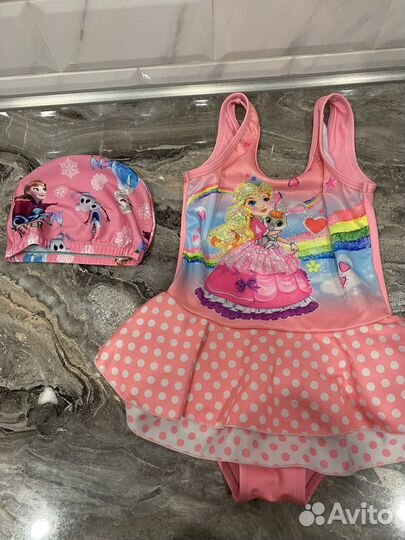 Купальник детский и шапочка