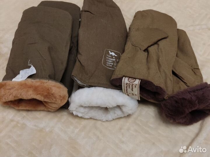 Рукавицы меховые СССР