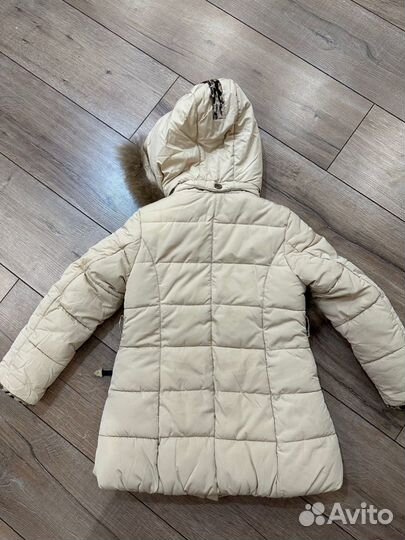 Пальто зимнее для девочки 122