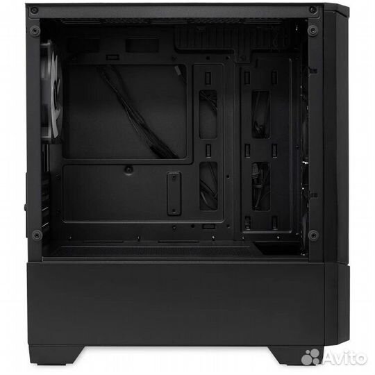 Корпус hspd M330, Mesh Mini-tower, Black, TG, 0.6 spcc, 3x120mm argb mATX, mITX M330-tgbk-argb