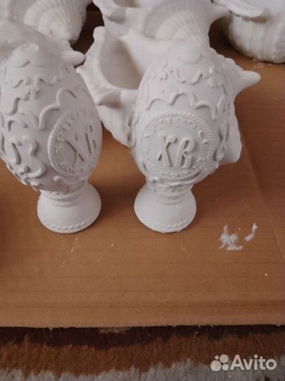 Раскрась Пасхальное яйцо из гипса