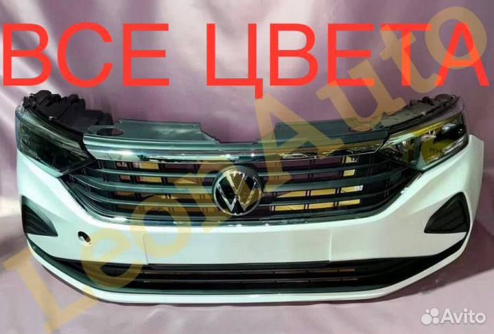 Ноускат бампер передний на VW Polo 5 6 C9X2T