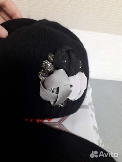 Комплект шапка и шарф женский