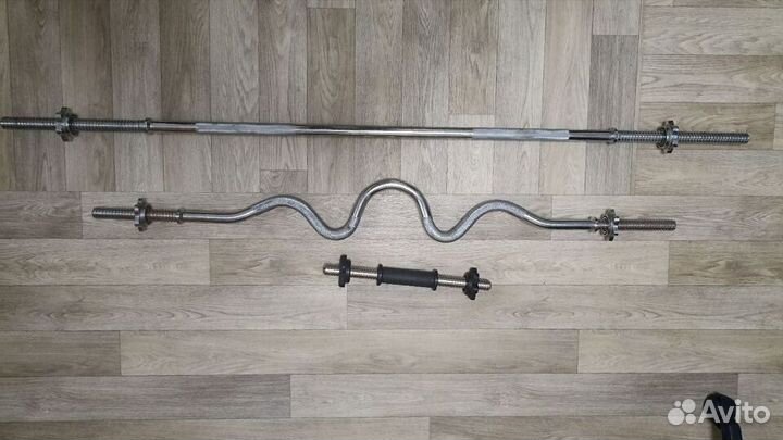 Прямой, гантельный грифы Barbell, EZ гриф 26мм