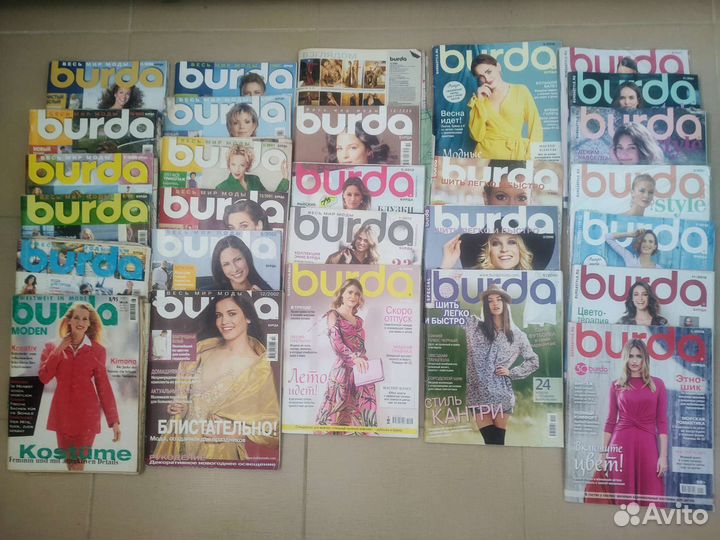 Журналы бурда 1995-2021