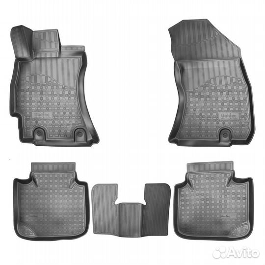 Коврики в салон для Subaru Outback (2014-2021)