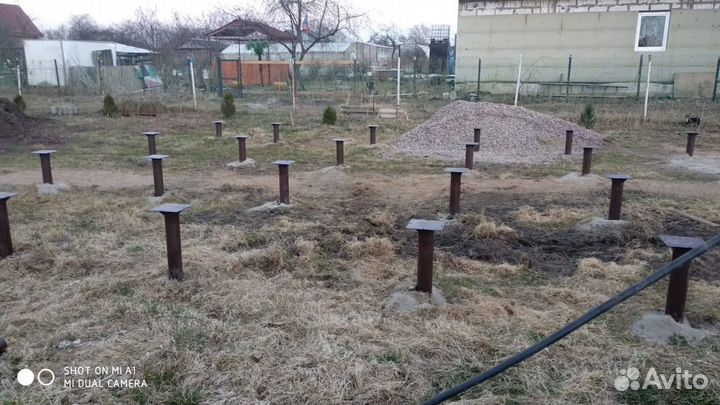 Винтовые сваи под ключ установка