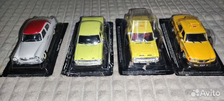 Модель автомобиля Волга 1:43