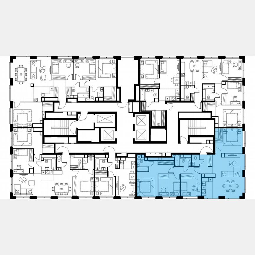 5-к. квартира, 112,9 м², 59/64 эт.