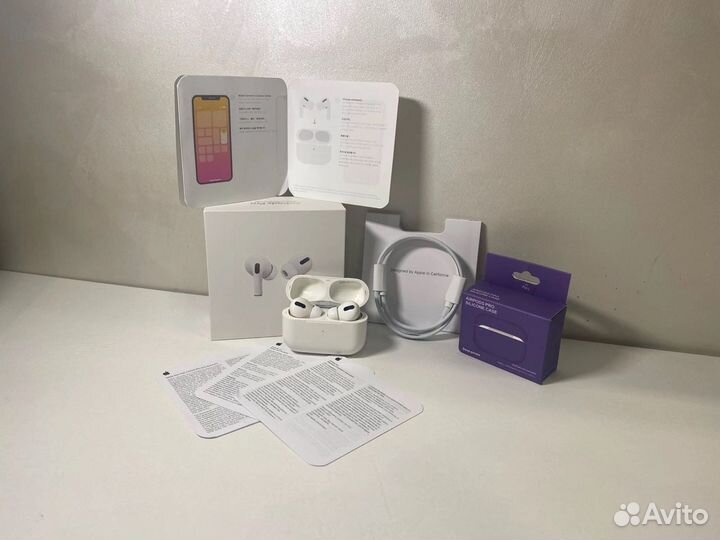 Apple airpods pro + чехол в подарок