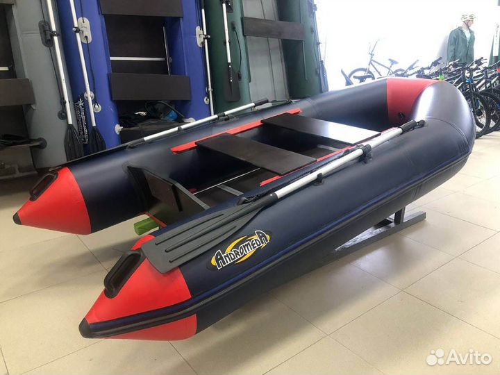 Лодка пвх Andromeda 305 красно-синяя