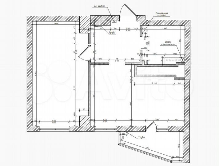 1-к. квартира, 49,5 м², 14/25 эт.