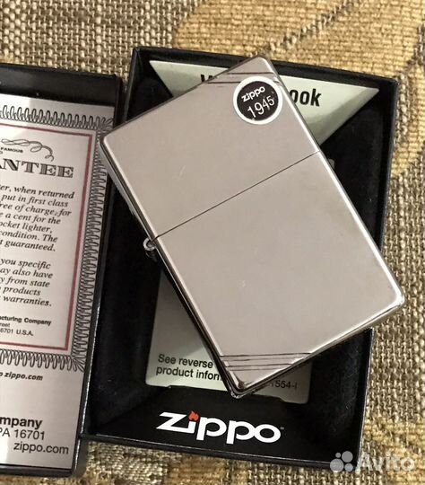 Новая Zippo 267 Vintage Street Chrome