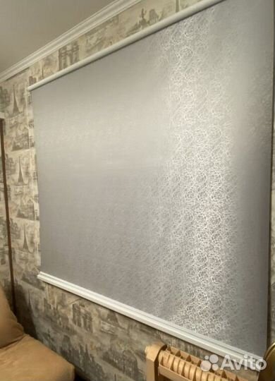 Рулонные шторы в коробе и с направляющими L7316