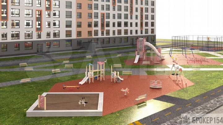 1-к. квартира, 52,6 м², 1/9 эт.