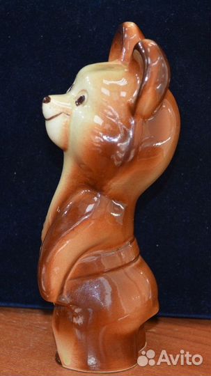 Фаянсовый олимпийский мишка- пермь (высота 20 см