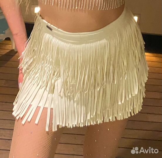 Pepe jeans юбка кожа