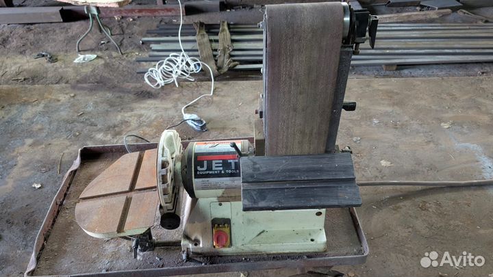 Станок шлифовальный тарельчато-ленточный JET JSG-9