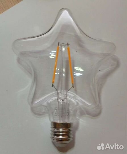 Лампочка декоративная звезда