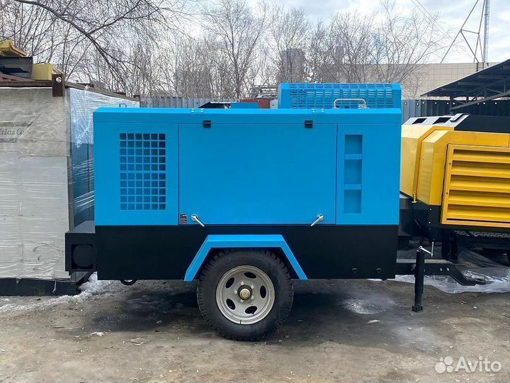 Дизельный винтовой компрессор на шасси