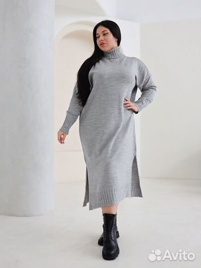 Платье женское оверсайз 52-54