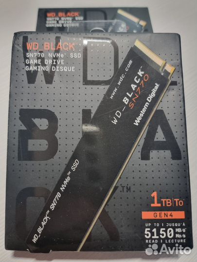 Western Digital Black SN770 1TB новый