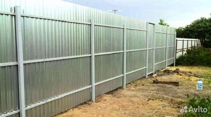 Забор из профнастила