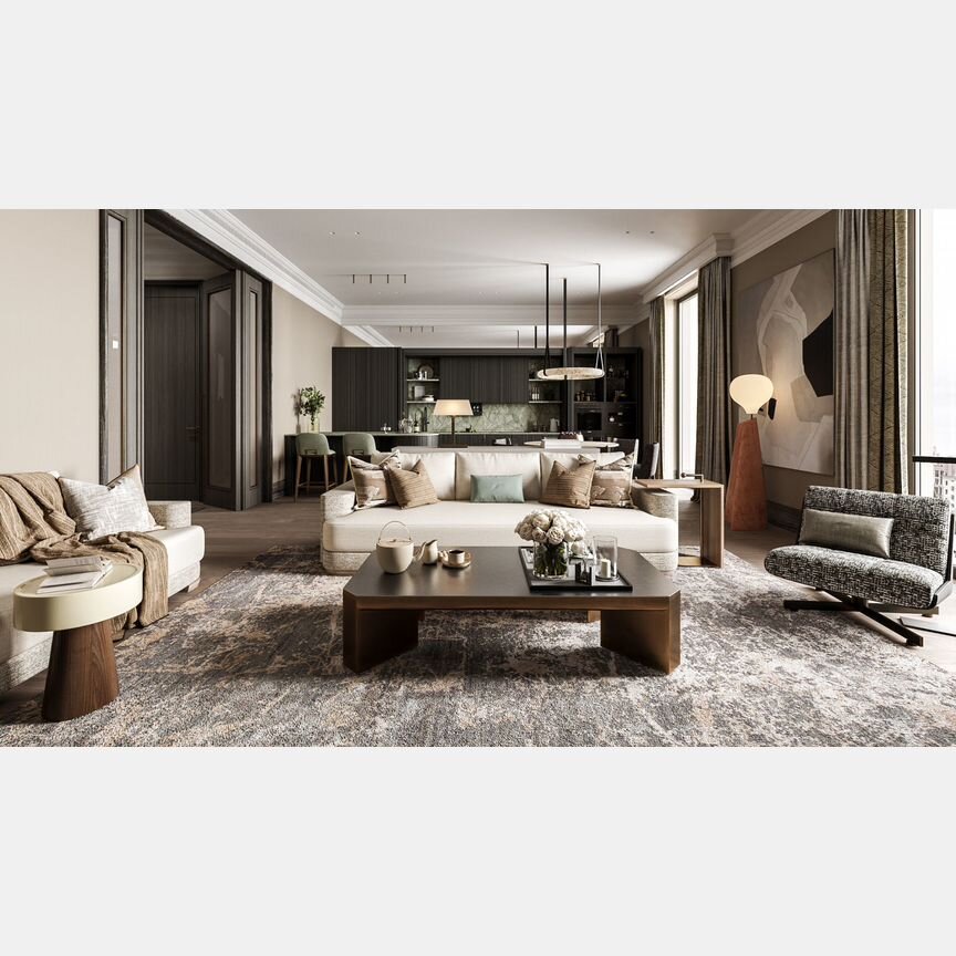 2-к. квартира, 142,4 м², 2/7 эт.