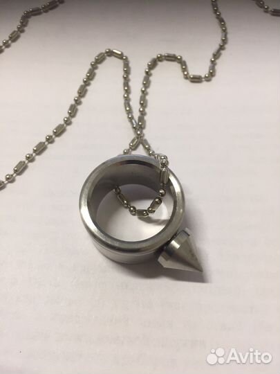 Кольцо для самозащиты цвет серебристый