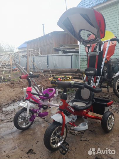 Детский 3х колесный велосипед