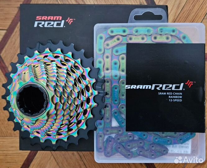 Кассета Sram RED XG-1290, 12-speed, Rainbow