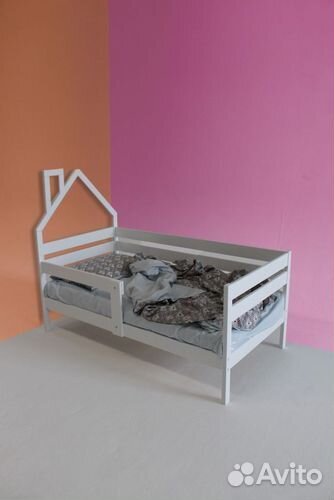 Софа берёза Домик от 2х лет высокий борт