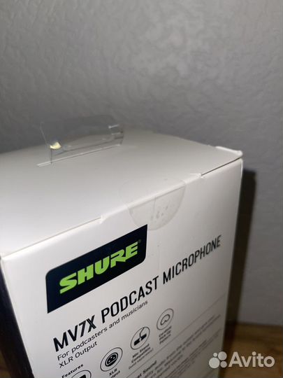 Микрофон Shure mv7x, оригинал, новые