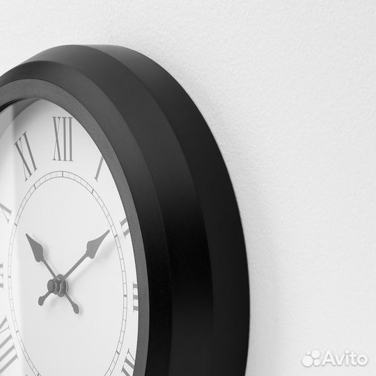 Настенные часы черные IKEA Икеа новые