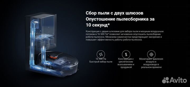 Робот-пылесос Xiaomi Mi Robot Vacuum-Mop 2 Ultra