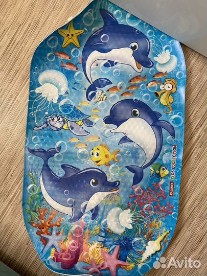 Детский коврик в ванну