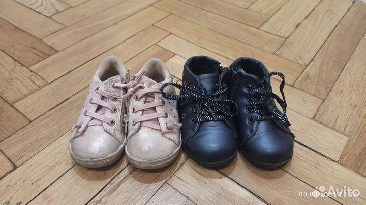 Ботинки весенние для девочки 21 размер