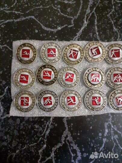 Москва - 80. Moskva. XXll Олимпиада. Значки СССР