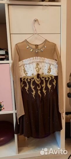 Платье для выступлений фигурное катание 134 140