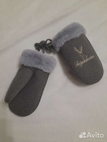 Варежки зимние детские