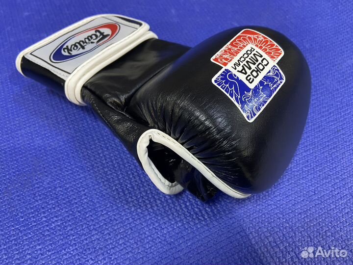 Перчатки Крабы мма Fairtex (Союз мма России) кожа