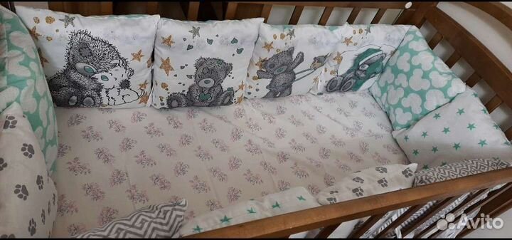 Бортики Подушки Тедди