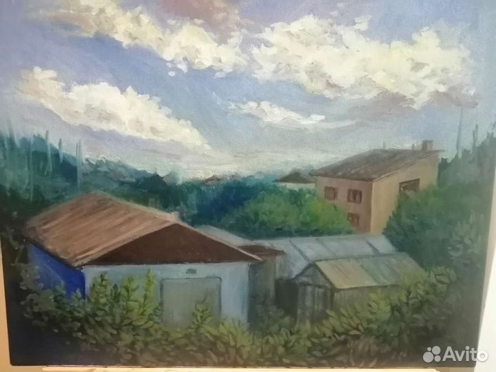 Картина маслом пейзаж