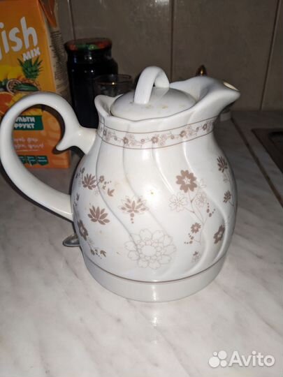 Чайник электрический керамический бу