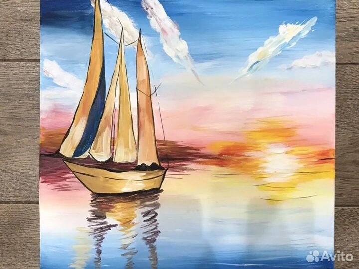 Картина акрилом