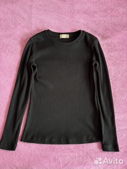 Лонгслив в рубчик