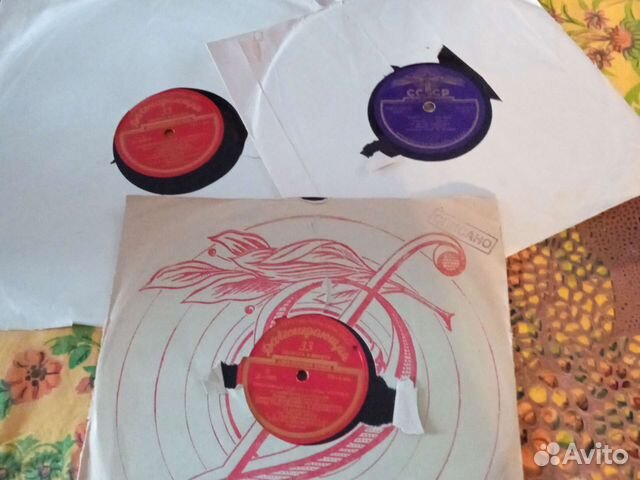 Грампластинки для проигрывателя, патефона