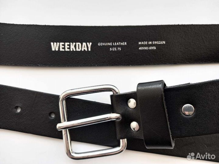 Пояс ремень Weekday Mexx натуральная кожа