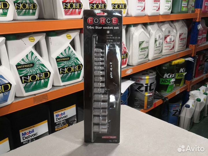 Набор головок torx E4-E24 1/4&3/8&1/2DR 14 пр