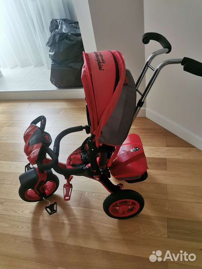 Детский велосипед с ручкой бу